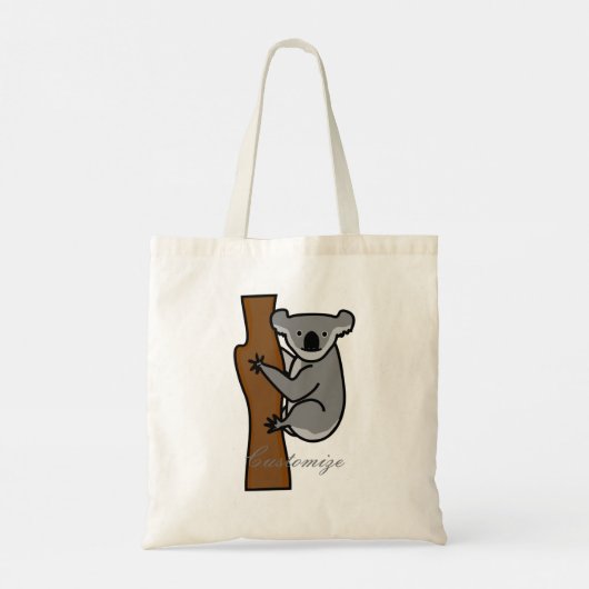 Koala Beer Klimaatboom Thunder_Cove Tote Bag (Achterkant)