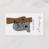 Koala Beer Klimaatboom Thunder_Cove Visitekaartje (Achterkant)