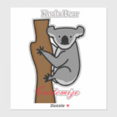 Koala Beer Klimt Boom Thunder_Cove Sticker (Vel)