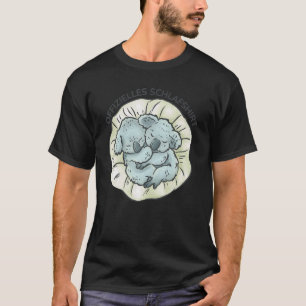 Koala beer Koalas Nap Sleeping Sleep Pajama Nightg T-shirt