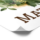 Koala Beer Kwekerij Kunst met Naam Poster (Hoek)