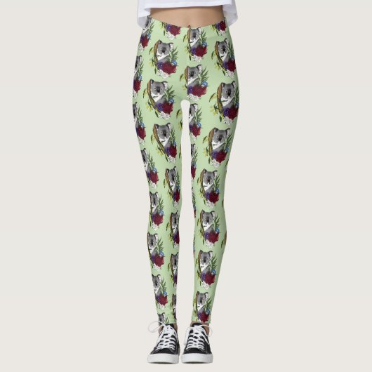 Koala Beer Leggings (Voorkant)