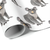 Koala-Beer met Groucho Glasses Cadeaupapier (Rol Hoek)