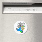 Koala-Beer met rugzak Magneet (Insitu (Vaatwasser))