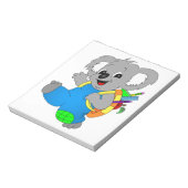 Koala-Beer met rugzak Notitieblok (Linkerzijde)