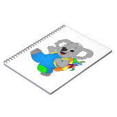 Koala-Beer met rugzak Notitieboek (Linkerzijde)