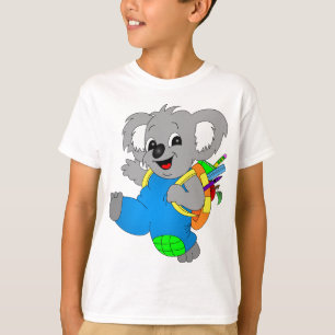 Koala-Beer met rugzak T-shirt