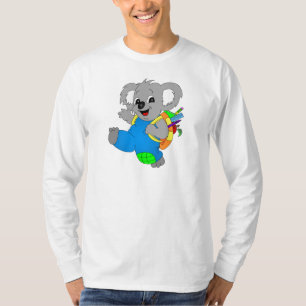 Koala-Beer met rugzak T-shirt