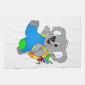 Koala-Beer met rugzak Theedoek (Horizontaal)