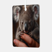 Koala Beer Metalen Ornament (Voorkant links)