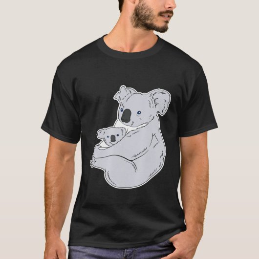 Koala Beer Moeder en Kind Koala Beer T-shirt (Voorkant)