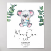 Koala Beer Momosa bar Poster (Voorkant)