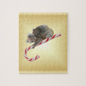 Koala Beer Mum en Joey Candy Cane Legpuzzel (Verticaal)