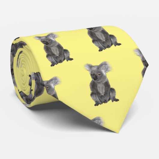 Koala Beer Nekdas Stropdas (Opgerold)