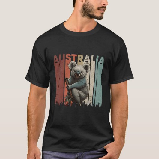 Koala Beer Noodlijdende Australische Koala T-shirt (Voorkant)