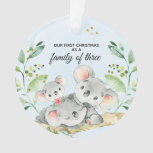 Koala Beer ons eerste kerstfeest als familie van d Ornament