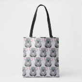 Koala Beer Ontwerp Achtergrond Elke Kleur Tote Bag (Voorkant)