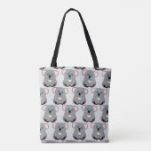 Koala Beer Ontwerp Achtergrond Elke Kleur Tote Bag (Achterkant)
