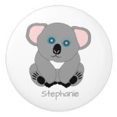 Koala Beer Ontwerp Gepersonaliseerd Keramische Knop (Voorkant)