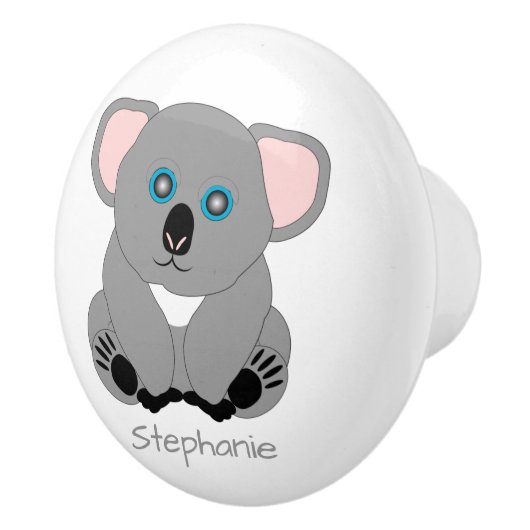 Koala Beer Ontwerp Gepersonaliseerd Keramische Knop (Rechts)