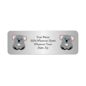 Koala Beer Ontwerp Retouradres Etiket (Voorkant)