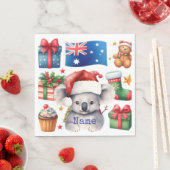 Koala Beer op Australië thema Servet (Insitu)