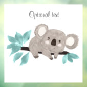 Koala-Beer op boomvertakking Venster Decal (Vel 3)