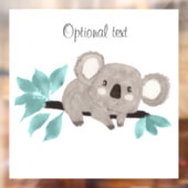 Koala-Beer op boomvertakking Venster Decal (Vel 2)