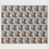 Koala Beer op een Strand Cadeaupapier (Vlak)