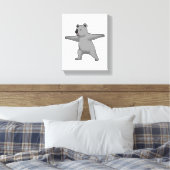 Koala-beer op Yoga Fitness Canvas Afdruk (Insitu (Slaapkamer))