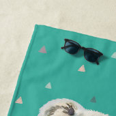  Koala Beer Paarse  Diernaam Kinder B Strandlaken (In situ)