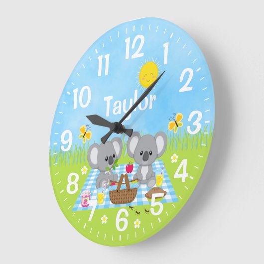 Koala Beer Picnic Blue Grote Klok (Hoek)