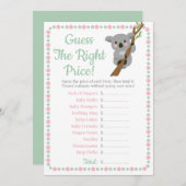 Koala Beer raadt de juiste prijs-Baby-roze (Voorkant / Achterkant)
