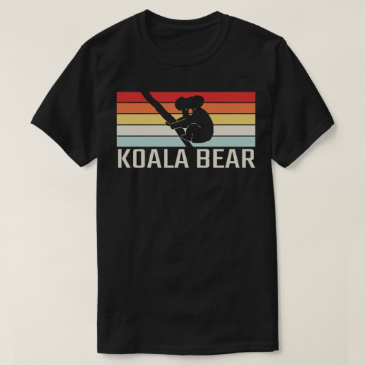 Koala Beer Retro 4 T-shirt (Design voorkant)