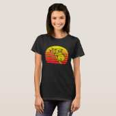 Koala Beer Retro  Sunset Sketch T-shirt (Voorkant volledig)