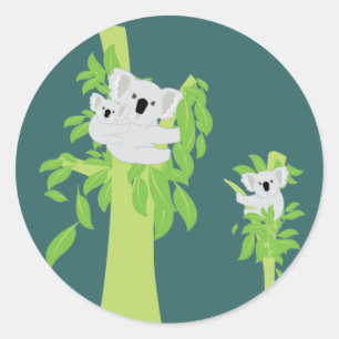 Koala Beer Ronde Sticker
