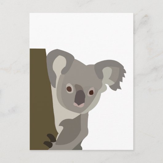 Koala Beer Schattig Australisch Dier Briefkaart (Voorkant)