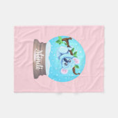 Koala beer schattig sneeuwblauw wereldbol fleece deken (Voorkant (Horizontaal))