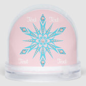 Koala beer schattig wereldbol roze wintersneeuw we sneeuwbol (Achterkant)