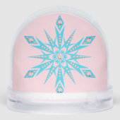 Koala beer schattig wereldbol roze wintersneeuw we sneeuwbol (Achterkant)