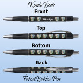 Koala Beer, Schattige grillig bos Dier Zwart Pen