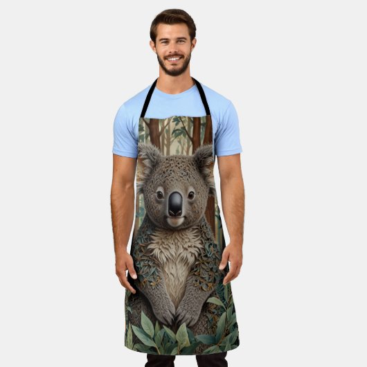 Koala Beer Schort (Gedragen)