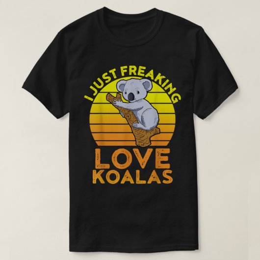Koala Beer Shirt Ik hou van Koala (Design voorkant)