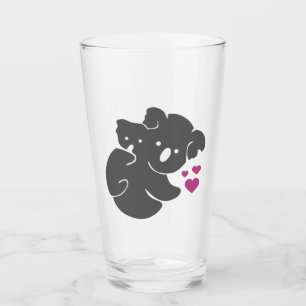 Koala Beer Silhouette Glas