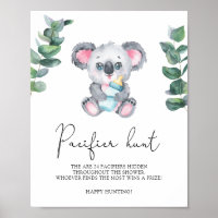 Koala Beer - speenzoekende babyshower spel