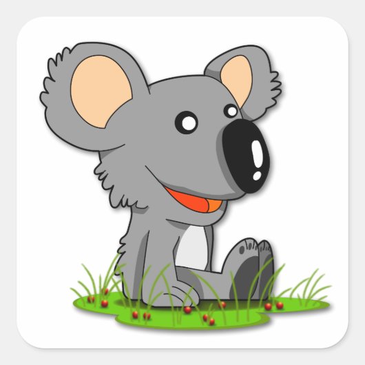 Koala Beer Sticker (Voorkant)