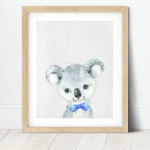 Koala Beer Strik Dasje Kraam Kunstprint Poster
