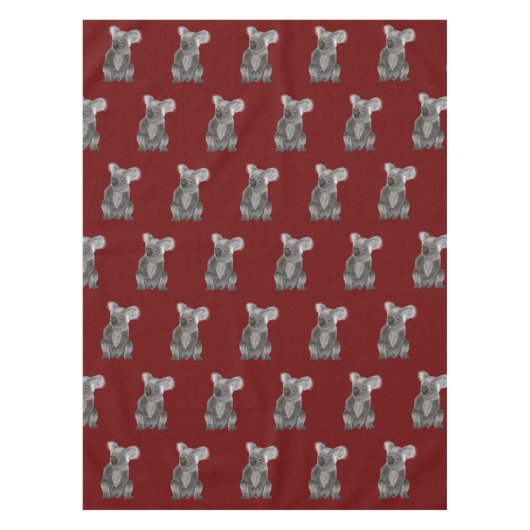 Koala Beer Tafelkleed (Voorkant)