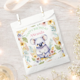Koala Beer Thema Meisje Verjaardag Bedankzakje