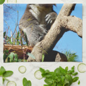 Koala Beer tijd om na te denken over het leven, Theedoek (Gevouwen)